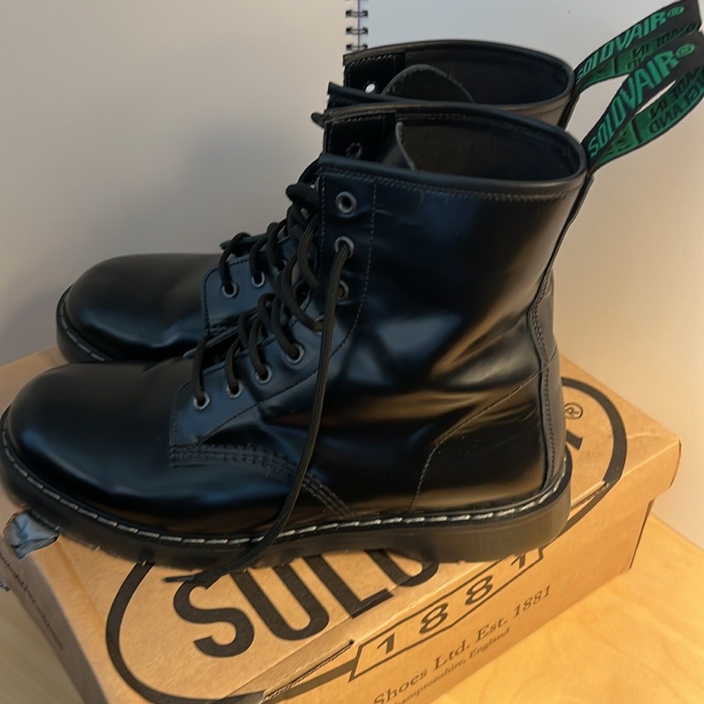 Solofair boots. Made in England These are high shine. Size 12 us